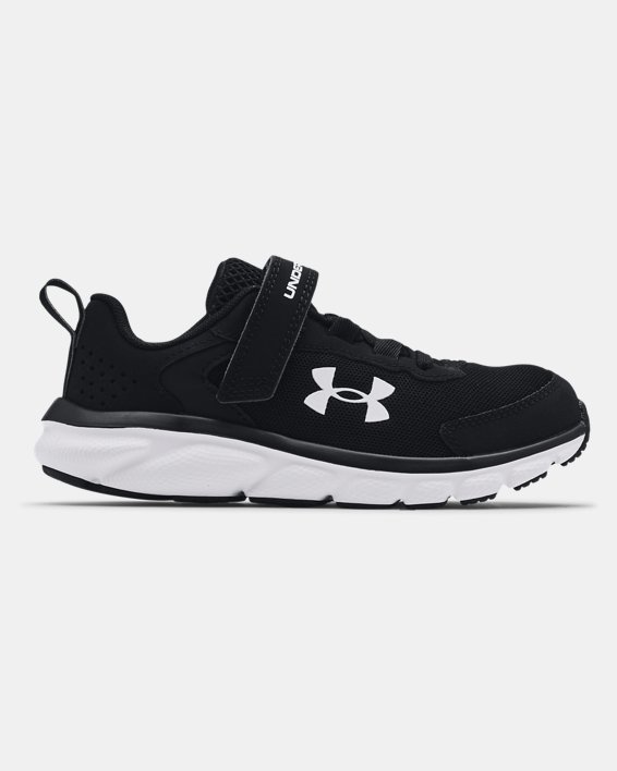 Boys' Pre-School UA Assert 9 Wide AC Running Shoes, Black, pdpMainDesktop image number 0